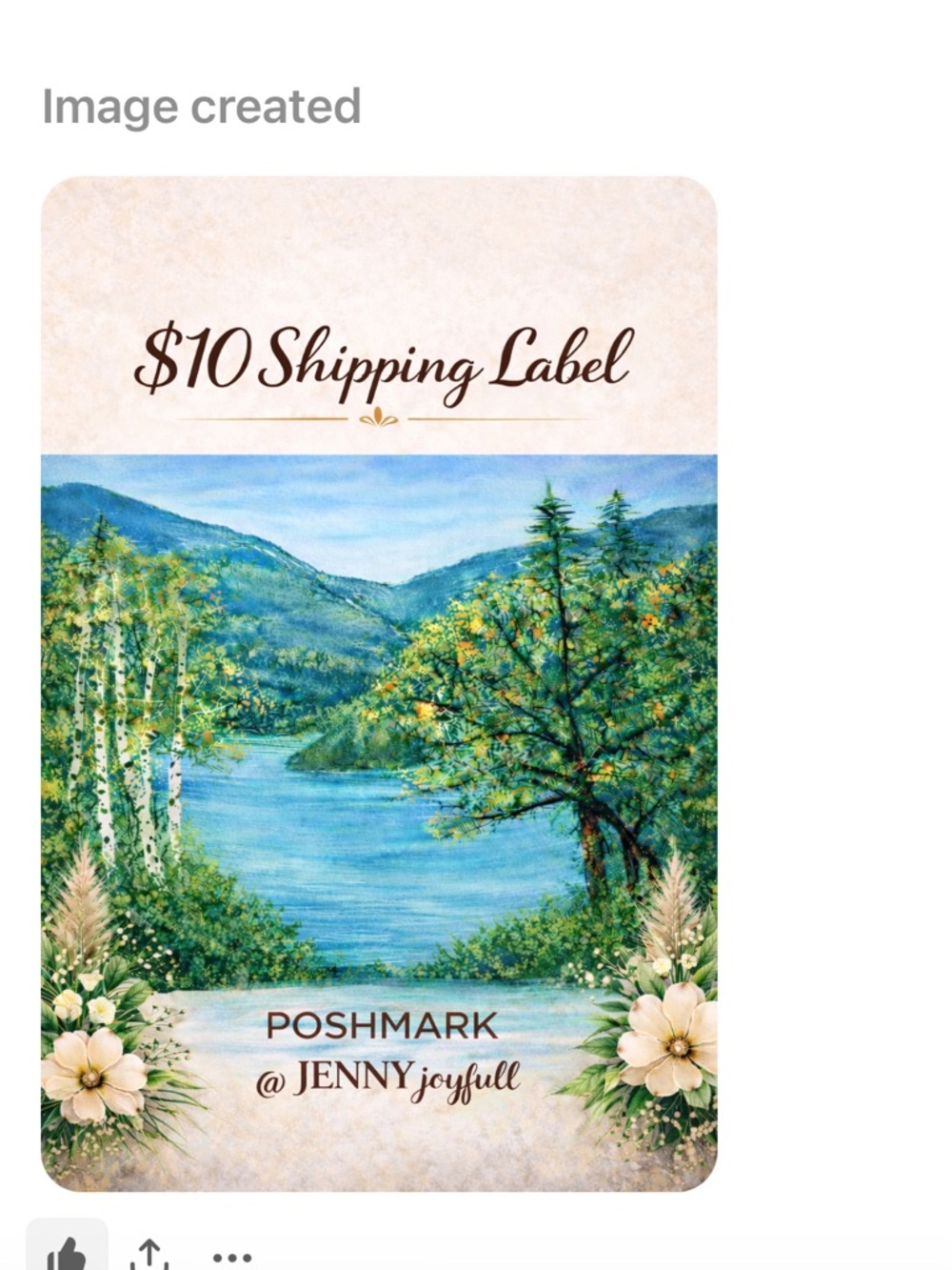 $10 Shipping Label